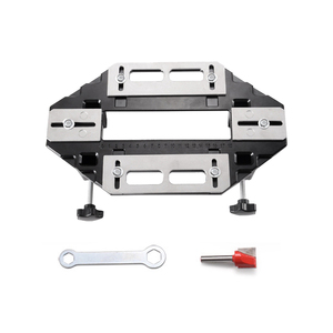 Guía de perforación fija y plantilla <span class=keywords><strong>para</strong></span> instalación de carpintería Abridor de bisagra de puerta de madera Máquina ranuradora de posicionamiento con cerradura - Product Image 1