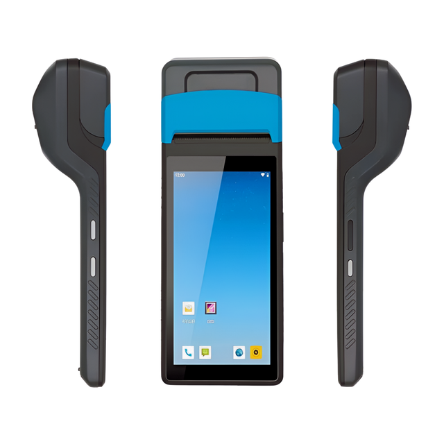 Mobile Barcode Scanner Handheld PDA with Self-Adhesive 58mm Printer Terminals QR Code Scanner IMEI Serial Number Reader