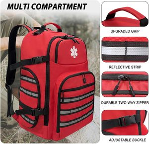 Le plus récent <span class=keywords><strong>sac</strong></span> de sauveteur <span class=keywords><strong>d</strong></span>'<span class=keywords><strong>urgence</strong></span> rouge de conception <span class=keywords><strong>à</strong></span> fermeture éclair complète <span class=keywords><strong>sac</strong></span> médical vide multifonctionnel <span class=keywords><strong>sac</strong></span> <span class=keywords><strong>à</strong></span> <span class=keywords><strong>dos</strong></span> de premiers soins Portable - Product Image 5