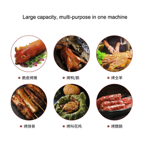 Máquina para hornear <span class=keywords><strong>cerdo</strong></span> asado <span class=keywords><strong>de</strong></span> doble cabeza pura, pato <span class=keywords><strong>de</strong></span> ganso, <span class=keywords><strong>costillas</strong></span> <span class=keywords><strong>de</strong></span> <span class=keywords><strong>cerdo</strong></span> a la barbacoa, estufa crujiente entera <span class=keywords><strong>de</strong></span> Gas grande - Product Image 4