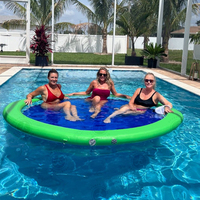 Été populaire gonflable durable eau de natation hamac flottant piscine plage chaise longue canapé Air Sun Pad