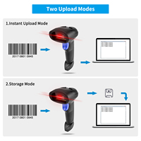 Lecteur de codes-barres portable NETUM, lecteur de codes-barres filaire 1D, scanner de codes-barres sans fil