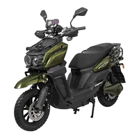 Scooter électrique certifié haute performance 2000W, batterie lithium 72V, moteur sans balais, pour trajets urbains