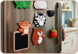 制造商环氧树脂软磁纪念品个性化冰箱磁铁动物设计环氧冰箱磁铁 - Product Image 6