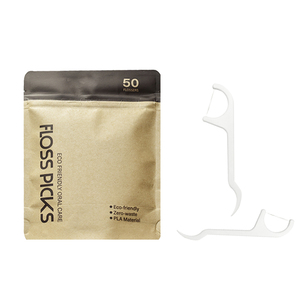 Pick per filo interdentale per stuzzicadenti per prodotti per la cura orale vegana ecologica biodegradabile all'ingrosso - Product Image 2