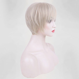 FH p13329 bán buôn tổng hợp tóc giả miễn phí phần màu xám ngắn Bob tổng hợp tóc giả với bang - Product Image 4