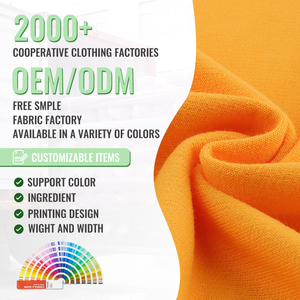 Tissu en molleton CVC à faible MOQ, 360 g/m², en polycoton, pour sweats à capuche - Product Image 2