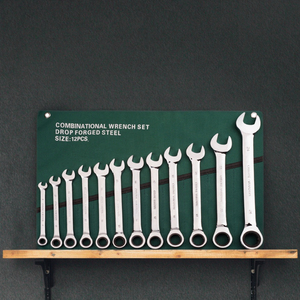 Adjustable 10mm Metal <strong>Spanner</strong> Flex-head Stubby Ratcheting 10pc/<strong>set</strong> Combination <strong>Spanner</strong> Wrenches <strong>Set</strong> Inch - Product Image 1