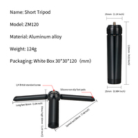 Mini trépied de bureau pour téléphone, appareil photo et vlog, compact et portable, pour smartphones et appareils photo compacts, facile à installer et à ajuster