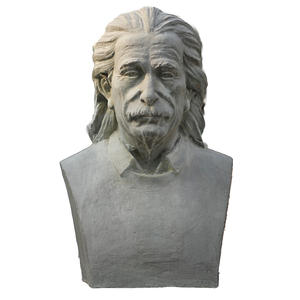 Figuritas de científicos famosos en talla artesanal de piedra natural para decoraciones del campus del Museo de la biblioteca o regalos de negocios - Product Image 5