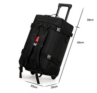 Sac de voyage à roulettes grande capacité personnalisé, imperméable, avec roulettes, design personnalisé, sacs de voyage à roulettes
