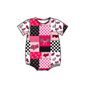 Tutina Unisex per Neonati in Bambù con Stampa, Nuovo Design di Alta Qualità, Tutina a Maniche Corte con Bottoni, <span class=keywords><strong>Body</strong></span> Comodo - Product Image 2