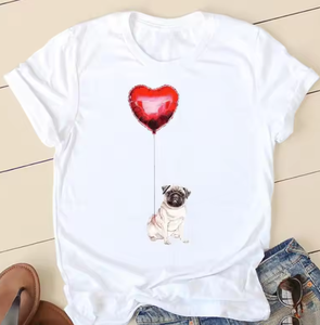 Camisetas Sweet Love <span class=keywords><strong>Pug</strong></span> <span class=keywords><strong>para</strong></span> mujer - Product Image 3