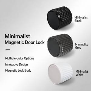 Premium Zinc Alloy Ball <strong>Door</strong> <strong>Knob</strong> Silent Magnetic Lock Invisible <strong>Door</strong> Handle Set - Product Image 5