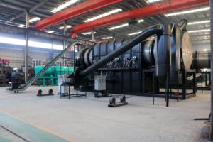 Machine de carbonisation continue éco-responsable pour la fabrication de charbon de biomasse organique à partir de la balle de soja - Product Image 5