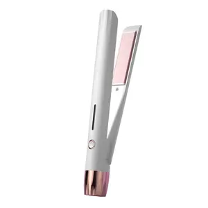 Best PTC Titanium Plate Small Portable Flat Iron Hair Straighteners Mini Hair Straightener Electric Steam Pod Hair Straightener