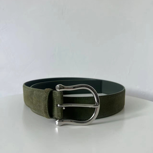 Style minimaliste haut de gamme classique mode <span class=keywords><strong>jean</strong></span> jupe large ceinture Design en cuir véritable matériel <span class=keywords><strong>Mouton</strong></span> cuir femmes ceinture - Product Image 1