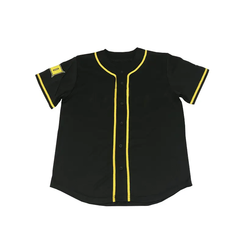 Camiseta de beisebol lisa de malha de secagem rápida para homens, camiseta com logotipo personalizado, camisa de beisebol de ajuste seco para esportes