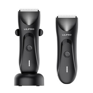 LILIPRO <span class=keywords><strong>5700C</strong></span> Tondeuse électrique pour le corps Rasoir intime pour homme Rasoir pour poils pubiens Lame en céramique Tondeuse pour l'aine et la barbe - Product Image 6