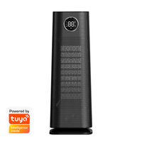 Ventilateurs portatifs alimentés par la chaleur Utilisation intérieure Appareils de chauffage domestique Chauffage infrarouge de bureau à 3 modes avec télécommande