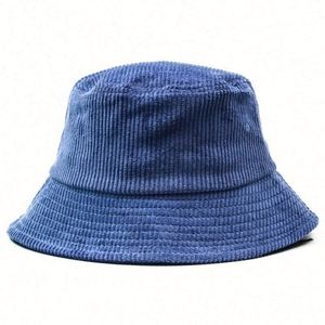 Chapeaux en velours côtelé de couleur unie pour femmes et hommes, style vintage, chapeaux de pêcheur, bob en velours côtelé pour femmes, vente en gros - Product Image 5