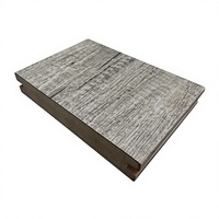 Revêtement de sol en PVC de luxe, lames de terrasse en PVC à double verrouillage par clic, lames de terrasse solides en PVC pour terrasse extérieure