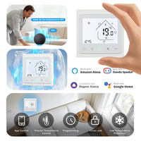 Thermostat TYSH Tuya avec écran LCD et capteur interne, contrôleur universel pour chaudières hydroniques et systèmes de chauffage électriques