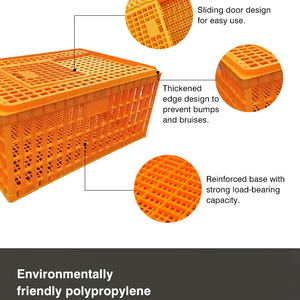 Caisse de transport en plastique pour poulets de la ferme avicole de Linchuan avec contrôle précis de la température pour poulets vivants - Product Image 6