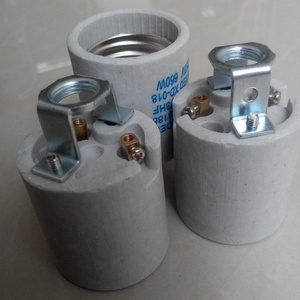 E26 E27 Gốm Đèn Chủ Ổ Cắm Ánh Sáng Với Thiết Bị Đầu Cuối Vít Bóng Đèn Edison Đèn Căn Cứ - Product Image 1
