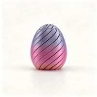 Boredom Buster for Workspace Articulated Spiral Egg Toy Durable Silk Finish PLA Hinged Shell Direct From Factory Gift Decoration