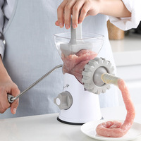 TAYHAO alat dapur genggam penggiling daging rumah Mincer kompak prosesor aman makanan Chopper dapat disesuaikan penggiling mudah digunakan