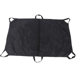 Brancard de transport pour animaux de compagnie noir durable avec ceinture de sécurité pour chiens blessés en cas d'urgence - Product Image 5