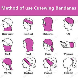 2021 Logo personalizzato all'ingrosso <span class=keywords><strong>Buffs</strong></span> fascia sciarpa tubo a buon mercato copertura del viso poliestere collo ghetta sublimazione stampato Bandana senza soluzione di continuità - Product Image 2