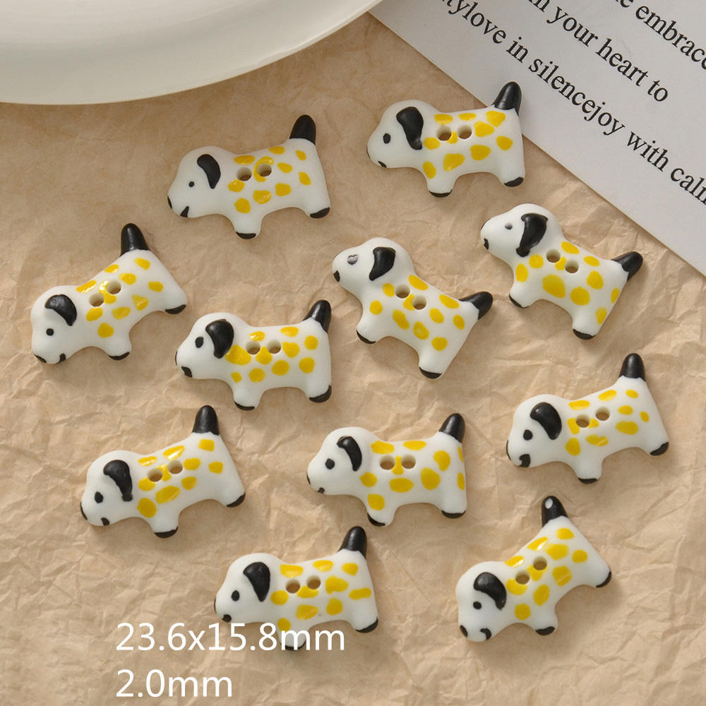 Chiot tacheté-jaune