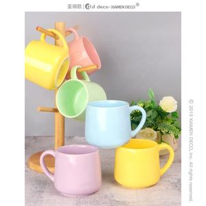 <span class=keywords><strong>2022</strong></span> nouvelle tasse en céramique couleur macaron pomme tasse à Dessert crème glacée - Product Image 1