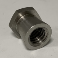 Écrou hexagonal de sécurité antivol sur mesure, haute résistance, entièrement fileté, nickelé, galvanisé, poli, en acier inoxydable