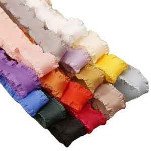 Tùy chỉnh tóc Bowknot handmade ưa thích Ruffle Ribbon Bow DIY trang trí <span class=keywords><strong>Webbing</strong></span> cung gợn sóng băng - Product Image 3