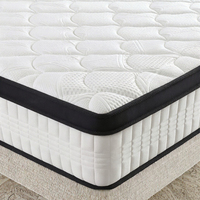 Matelas compressé en boîte pour hôtel moderne, respectueux de l'environnement, avec ressorts ensachés en gel et mousse à mémoire de forme, disponible en tailles Queen, Simple et King
