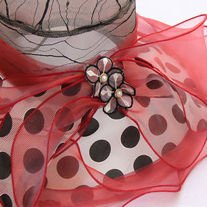 أعلى جودة منخفضة السعر قبعات حفلات الأورجانزا قبعة الكنيسة القبعات - Product Image 4