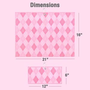 Serviettes de golf en microfibre gaufrée de haute qualité à séchage rapide avec logo personnalisé et crochet, faible MOQ - Product Image 4