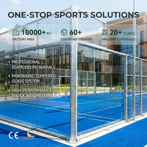 Luxury Super Panoramic Padel Court Manufacturer High-Strength Wind-Resistant Design for Sports Clubs - Product Image 1