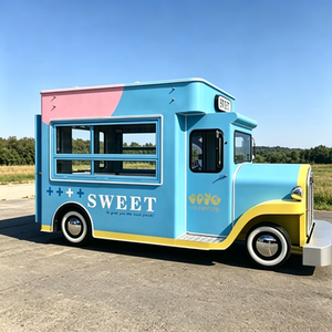 CE Certified Commercial Mobile Food Truck <b>Trailer</b> Outdoor Service Cart Factory-Direct Sales - Product Image 1