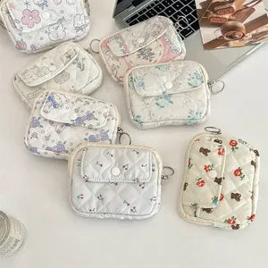 Portafogli da donna con piccoli cartoncino da donna in poliestere trapuntato, portafoglio con pochette, borsa da donna, borsa per il trucco - Product Image 5
