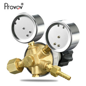 Régulateur de gaz N2 à double manomètre et basse pression avec soupape de surpression - Product Image 3