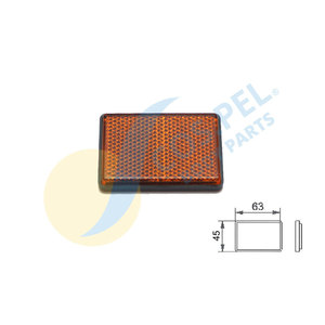 Nuevo COS.PEL. Reflector de componentes eléctricos (naranja) - 6,5 cm para reemplazo/reparación - Product Image 1