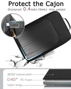 Muestra Gratuita, Juego de 5 Bolsas de Transporte para Batería, Personalizadas BSCI, Acolchadas, de Nailon y Oxford, para Guitarra y Platillos, Protector de Batería - Product Image 3