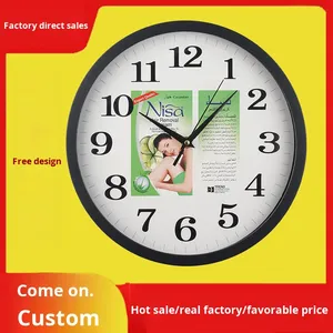 Relojes de Pared Digitales de Cuarzo y Plástico para Publicidad, Logotipo y Diseño Personalizables, Indicación de Hora Mundial de 24 <span class=keywords><strong>Horas</strong></span> - Product Image 6