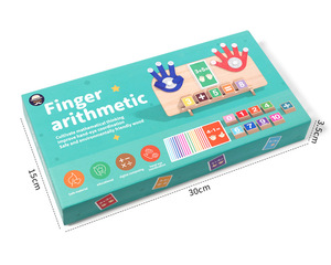 Ausili Didattici Montessori per <span class=keywords><strong>Matematica</strong></span>, Giocattolo Aritmetico per Dita, Giocattoli in Legno per l'Apprendimento della <span class=keywords><strong>Matematica</strong></span> per Bambini, Gioco di Abbinamento - Product Image 6