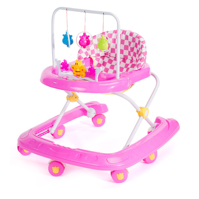 Wholesale Cheap Price Height Adjustable Folding Multi Toys Music Baby Walker