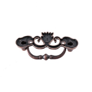 Red Bronze Traditional European Style Double Hole Drawer Cabinet <strong>Door</strong> Kitchen Handle - Product Image 2